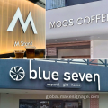 Illuminated Office Signage Borderless letter signs Manufactory